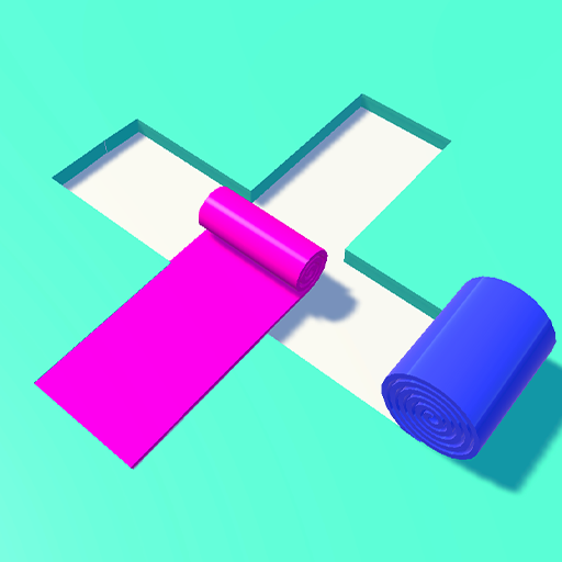 Color Match Roll 3D Color Fill Puzzle: Coloring Roll Paper Fold Puzzle ...