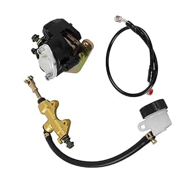 Rear Brake Caliper For Yamaha Banshee Warrior 350 Raptor 250 660 YFZ450 W/Pads E