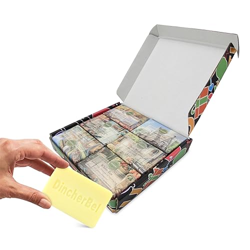 Miniatura 3 de DincherBel Jabón de barra natural para hombres y mujeres, jabón de barra hecho a mano con ingredientes orgánicos, 4 onzas, 6 barras