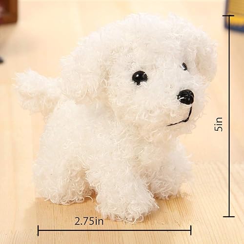Miniatura 3 de Lindo llavero de peluche de anime, accesorios de moda, accesorios de moda, regalo de jardín de infantes, colgante de bolso, 5 pulgadas (blanco),