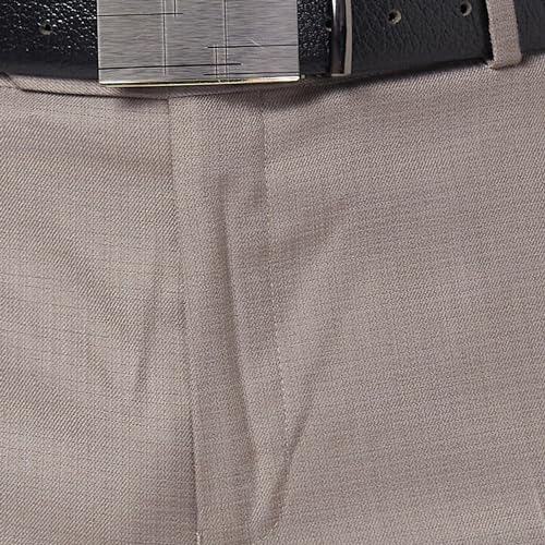 Image of Raymond Slim Fit Poly Viscose Blend Structure Pattern Flat Front Formal Trouser