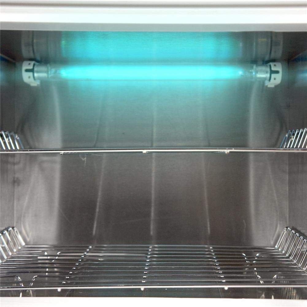 10L UV Esterilizador de uñas Gabinete, Minutero Esterilización Menicura Uñas Cabello Belleza SPA Salón Equipo Tatuaje Desinfectar Herramienta