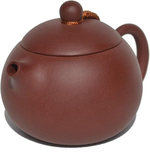 Miniatura 3 de GDLK Yixing Xishi - Tetera china de arcilla Zisha, 6 onzas, color rojo