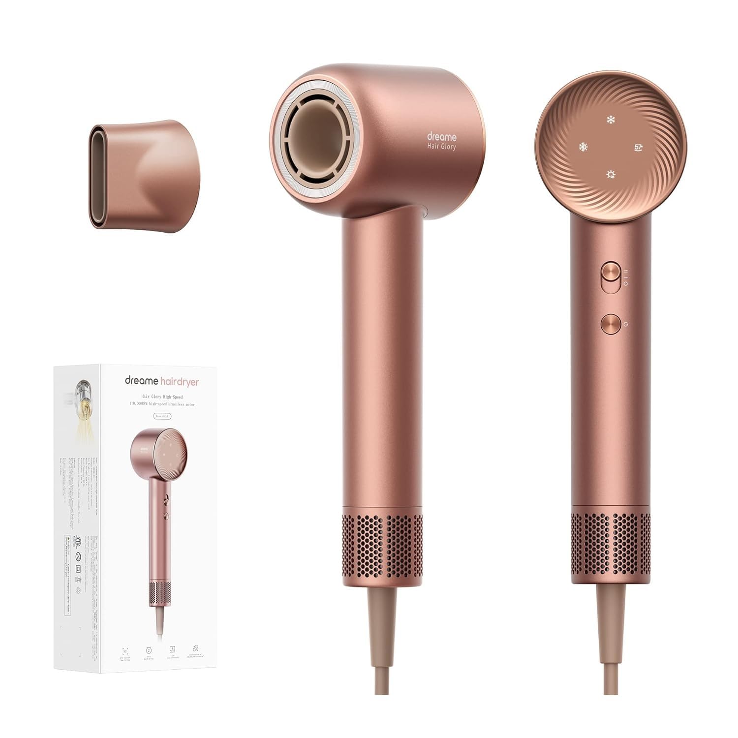 Dreame Glory Hair Dryer, Fast Drying, 300 Million Negative Ionic Blow Dryer, 110,000 RPM Motor High-Speed, Lightweight, Lo... - Review, Price and Buying Guide
