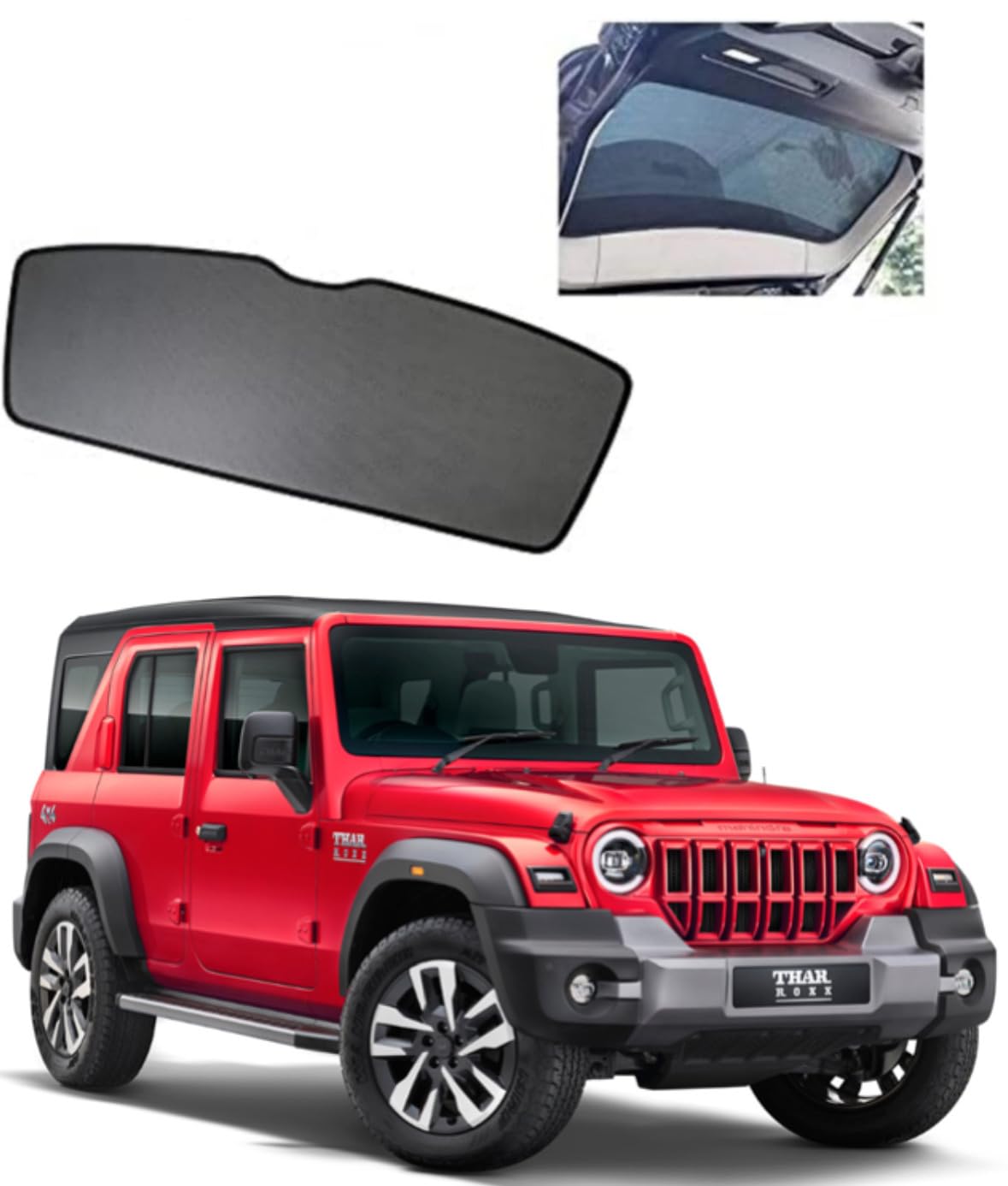DS ENTERPRISE Car Dicky Sun Shade/Curtain for Mahindra Thar Roxx All