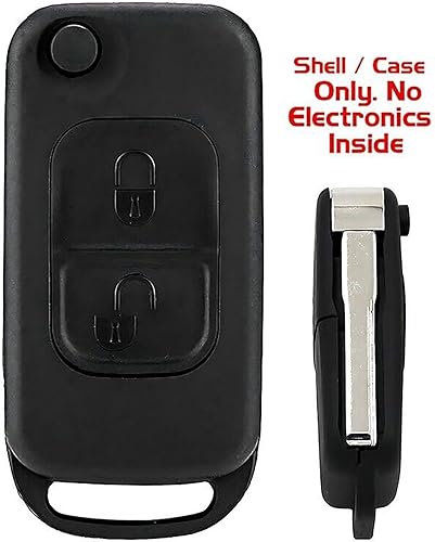 Miniatura 2 de 1 carcasa de repuesto para llavero remoto compatible con Mercedes Dodge Van 2004-2007 - MPN MYT3X7259-02 (sin electrónica ni chip en el interior)