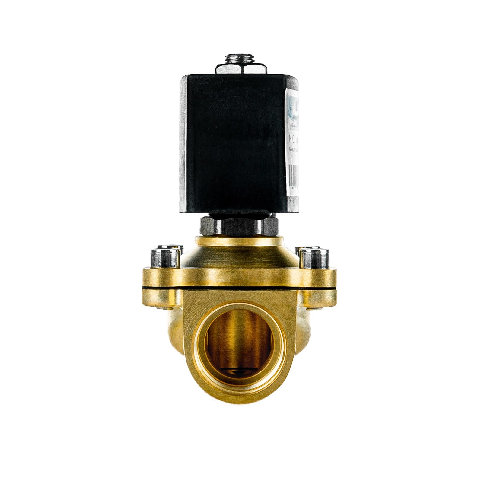 FSA électrovanne laiton 3/4" 230V AC 0-10 bar Viton fermé sans courant