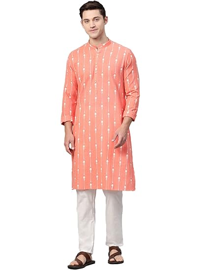 Men Cotton Regular Kurta