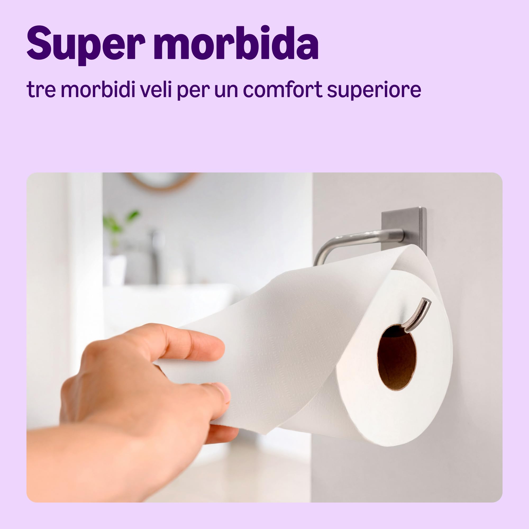 by Amazon Carta Igienica, 3 Veli Trapuntata, Morbida e Setosa, 36 Rotoli (4 Confezioni da 9), 200 Fogli per Rotolo, Certificata FSC