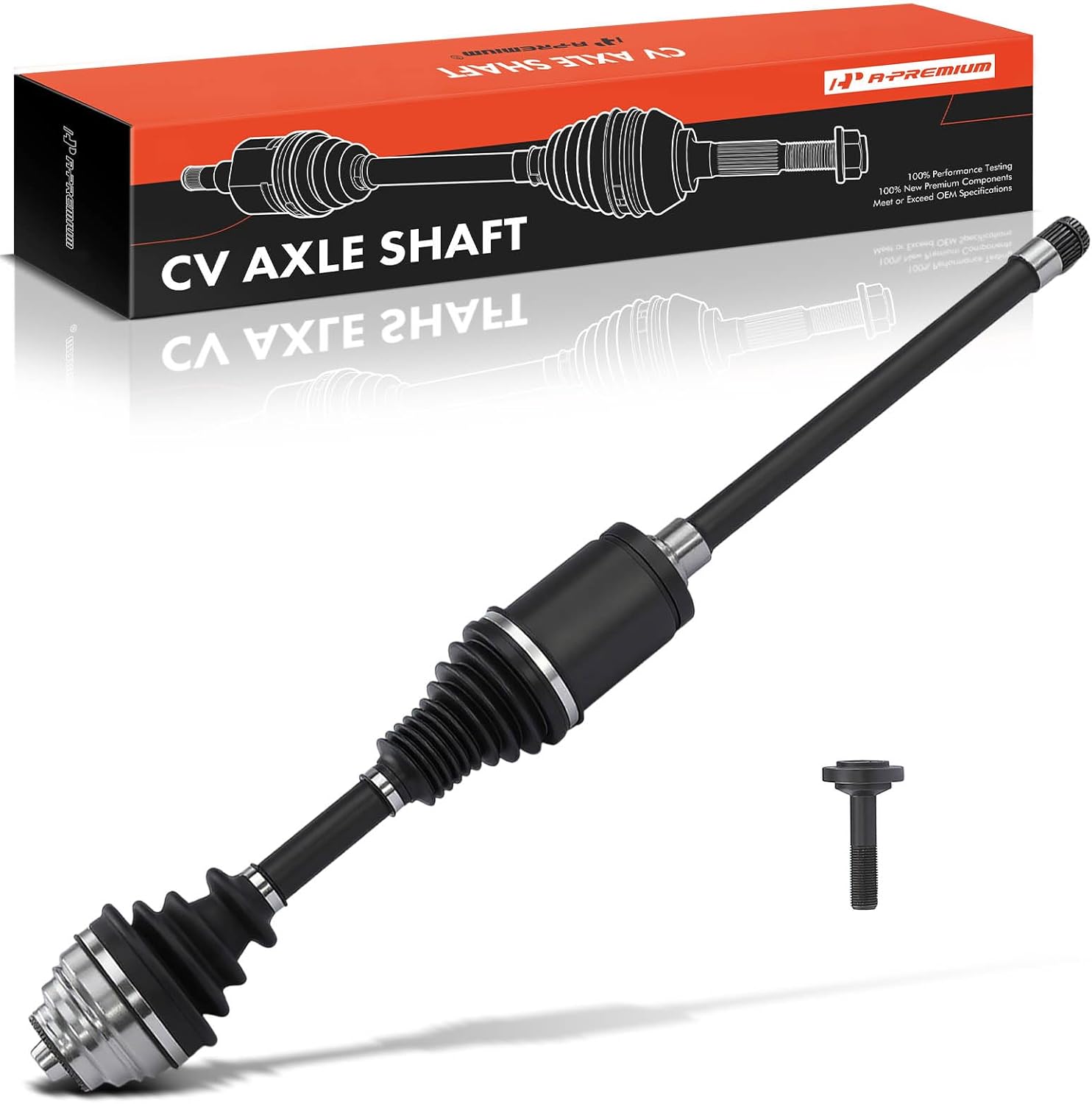 A-Premium CV Axle Shaft Assembly Compatible with BMW E84 Series X1 2013 2014 2015, 2.0L 3.0L, Front Right Passenger Side, Replace# 31607605512