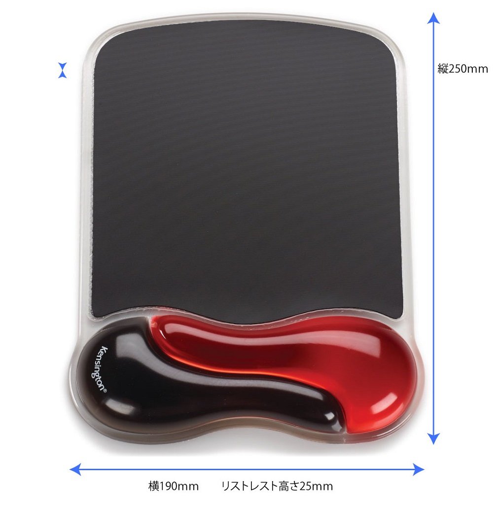 Amazon.co.jp: Kensington GEL Waveマウスパッド(レッド) K62402JP