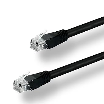 1pc 12ft Black CAT5E Network Wire LAN Cable Patch Cord Ethernet Internet Router PC30100