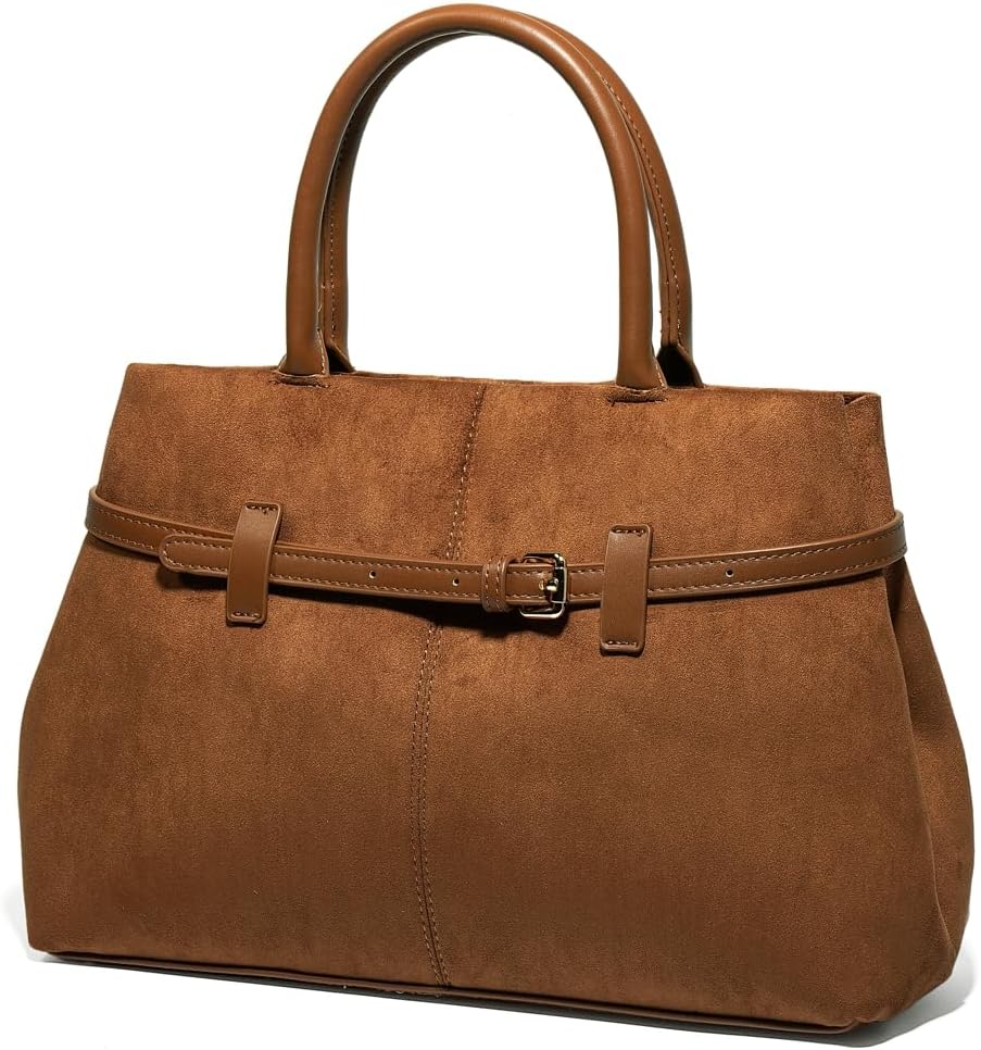 Caistre Women's Slouchy Suede Tote Handbag 2026 Winter Fall Adjustable Strap Shoulder Crossbody Bags Trendy Y2k Hobo Bag