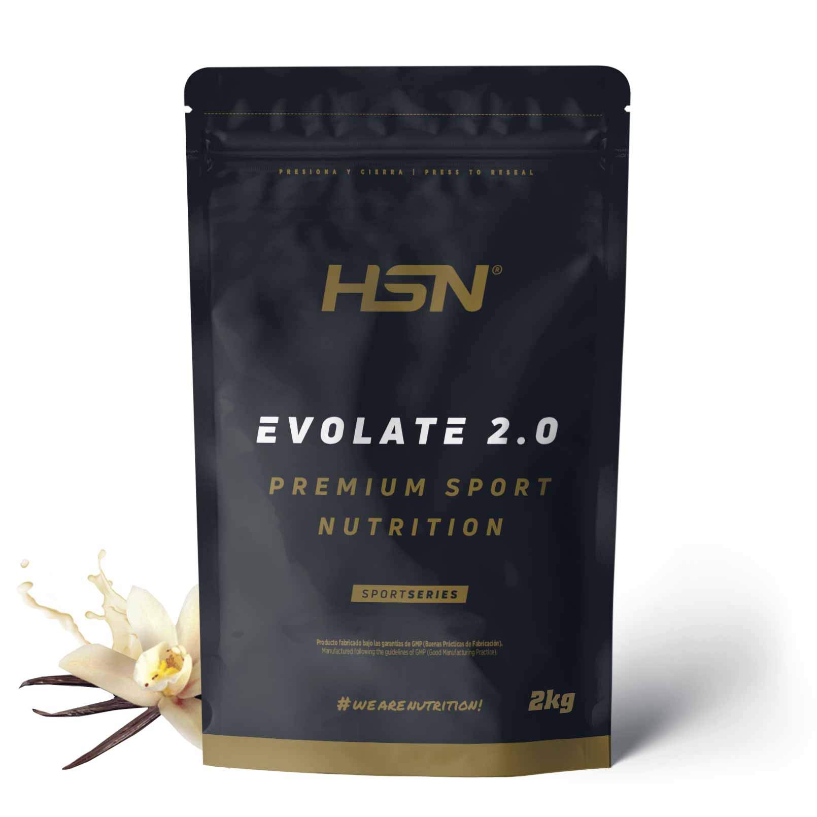 HSN Aislado de Proteína de Suero CFM Evolate 2.0 | Vainilla 2Kg | Whey Protein Isolate 90% + Enzimas DigeZyme® | No Incluye Dosificador | No-GMO, Vegetariano, Sin Gluten ni Soja
