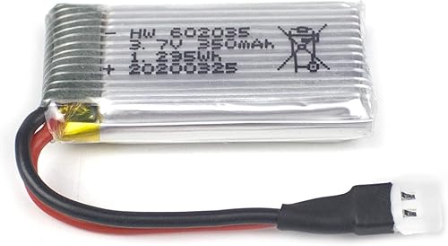 Miniatura 4 de Cheerwing Cargador 4 en 1 y 4pcs 3.7V 350mAh Batería Lipo Recargable UDIRC U12S U12