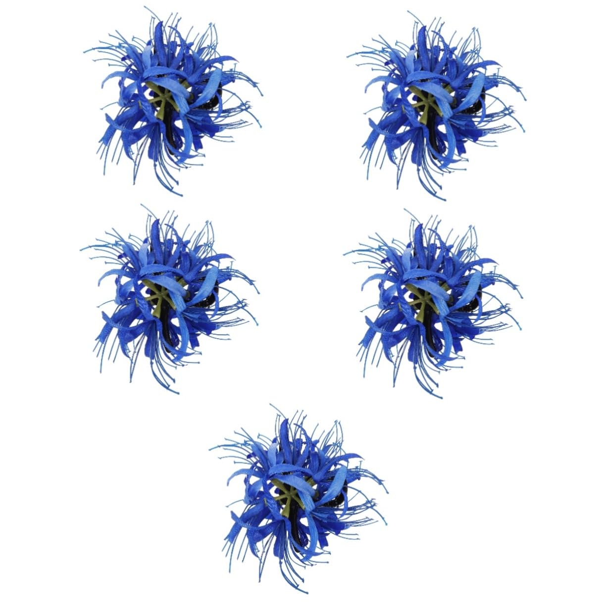 Didiseaon 5 Fermagli Per A Forma Di Fiore Accessori Per Da Donna Per Spessi E Alla Moda.