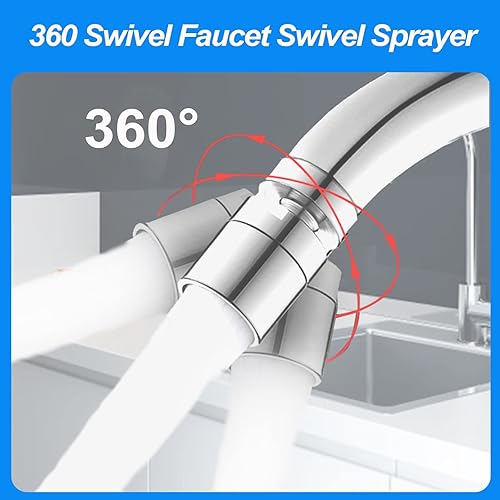 Miniatura 3 de Extensor de grifo giratorio de 360 aireador de grifo de rosca hembra aireador de fregadero de cocina y filtro de fregadero de baño aireador de 5564