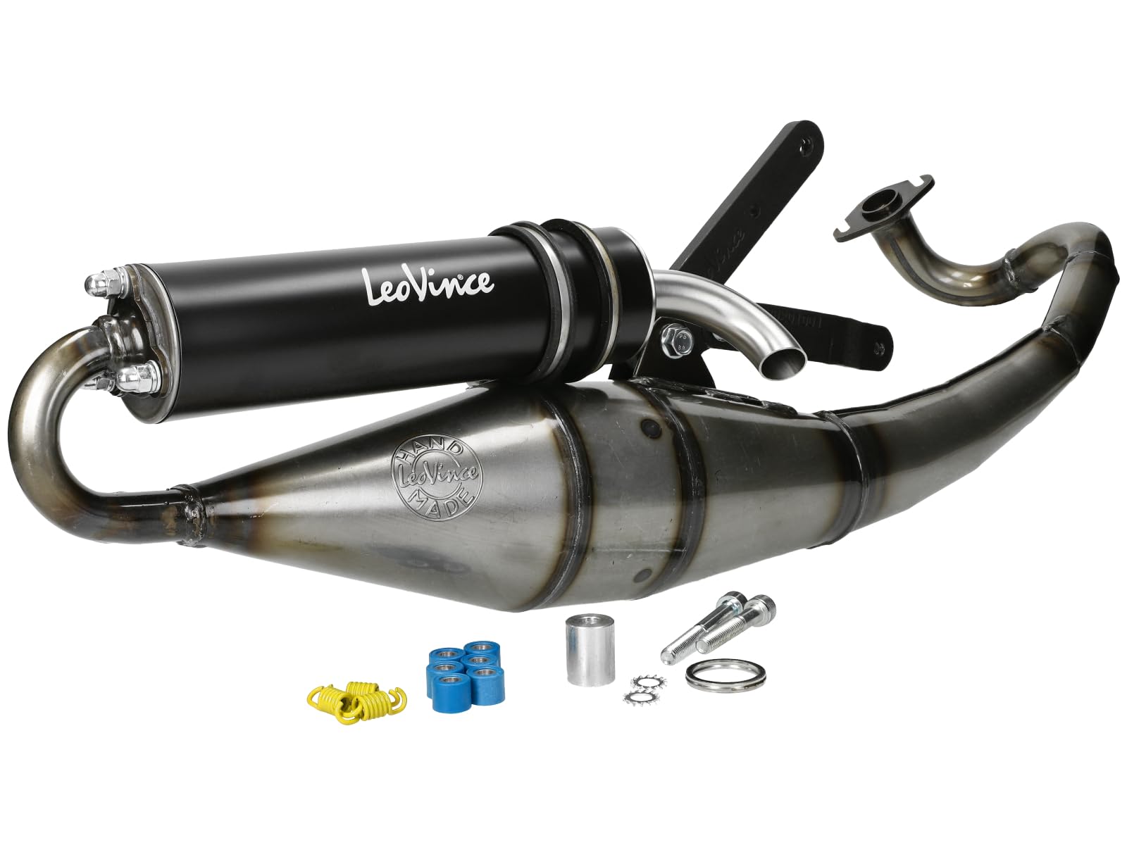 Leovince Schalldämpfer Handmade TT Black Edition