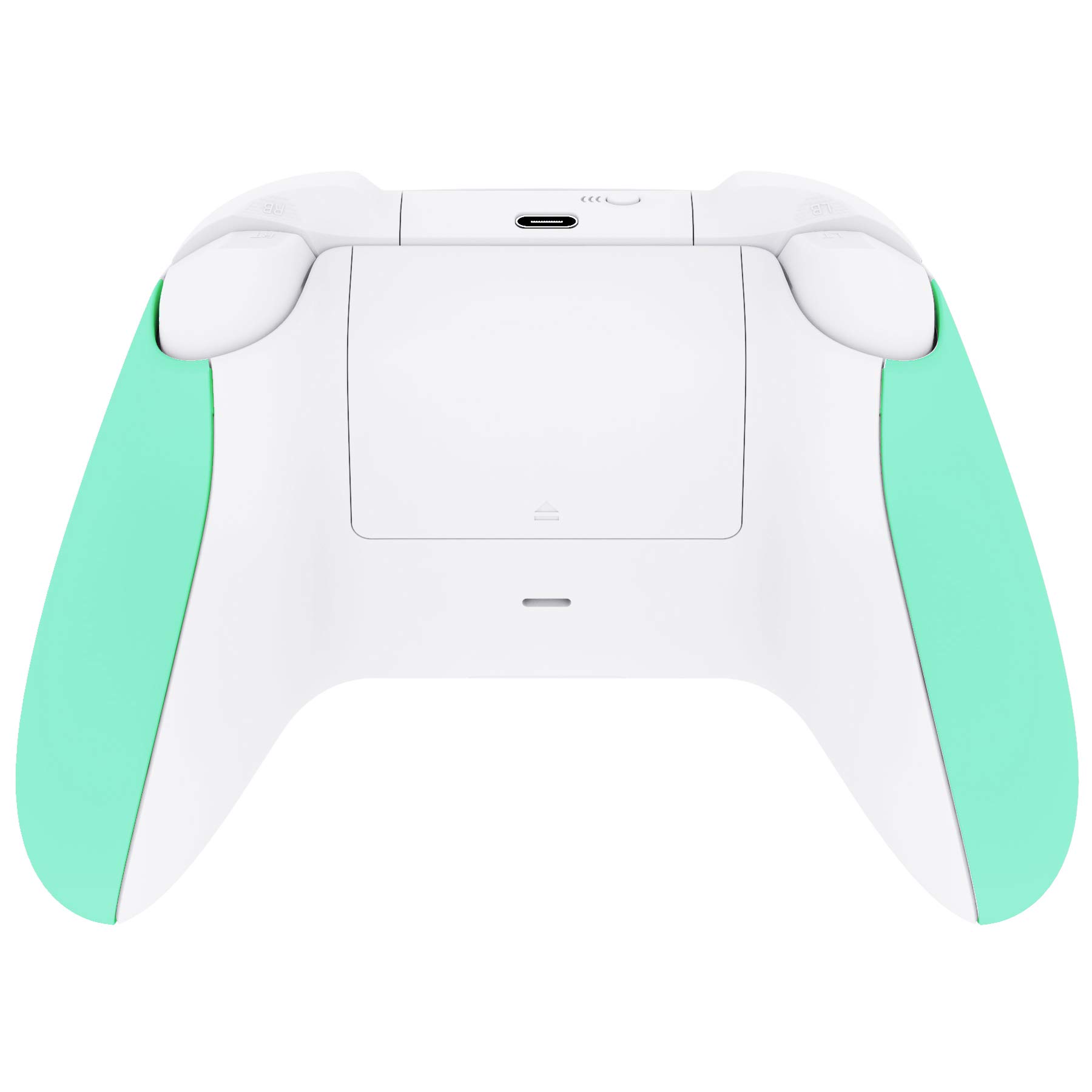 eXtremeRate Cover Joystick Custodia Copertura Frontale con Impugnatura Grip Pannello DIY Ricambio per Xbox Series X S Controller Model 1914-Menta Verde