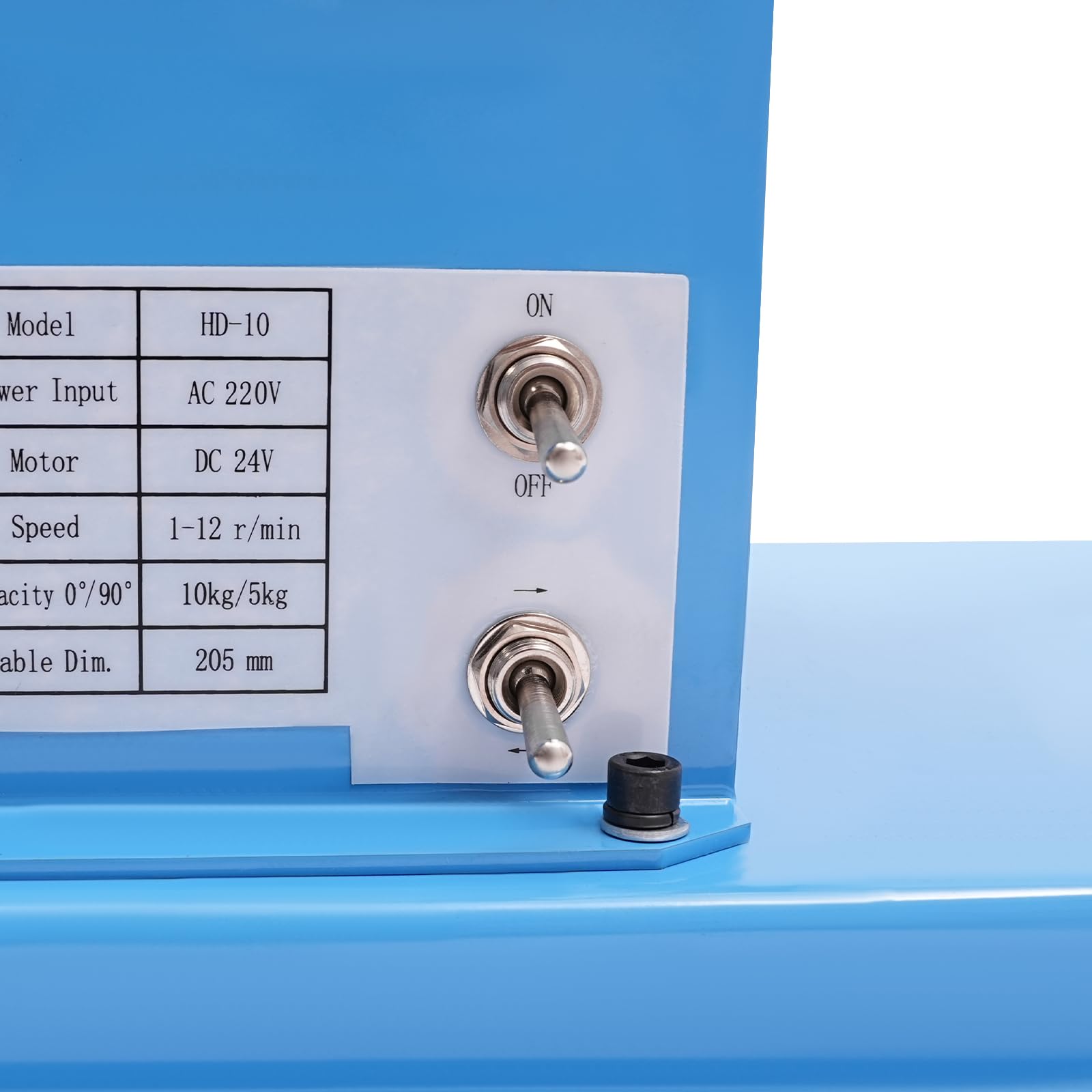 Posicionador de soldadura pequeño mesa giratoria de 0 – 90 ° ángulo de inclinación 20 W Mini Soldadura Posicionador 10 kg/5 kg para girar y girar piezas redondas y anulares. Utilizado