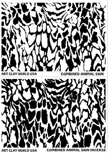 FlexiStamp Texture Sheet Set Combined Animal Skin Set - 2 pc.