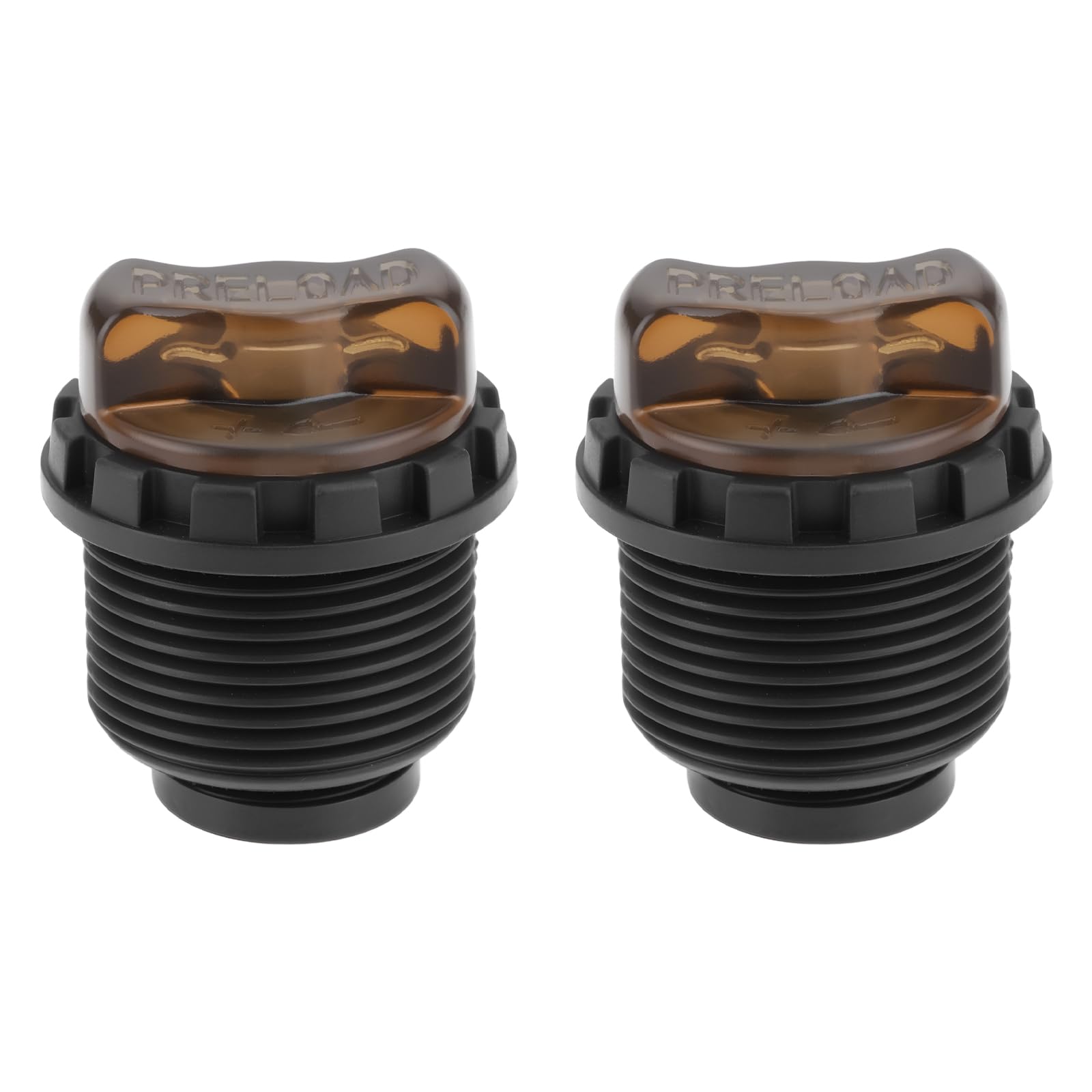 MechPort 2 Pack Front Fork Preload Adjustment Knobs, 25.7mm Thread for 28.6mm Stanchion, Compatible with SR Suntour XCT, Replaces OEM FKE008-11