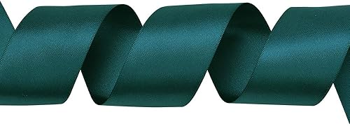 Miniatura 3 de Ribest - Cinta de raso de doble cara turquesa de 1 12 pulgadas, 25 yardas por rollo para envoltura de regalos, ramo de flores, accesorios para el