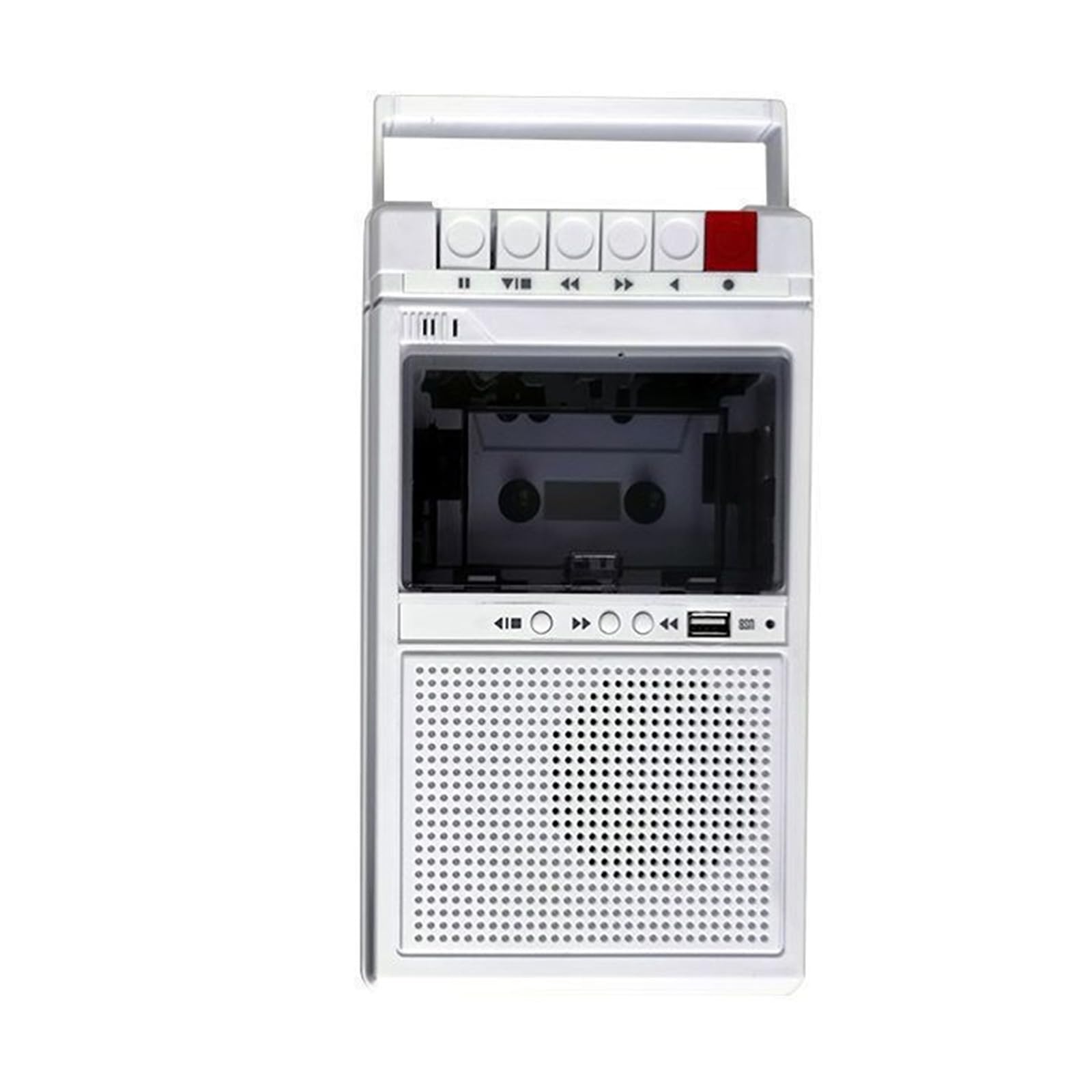 Lekki przenośny magnetofon nostalgiczny retro przenośny odtwarzacz z portem USB ręczny