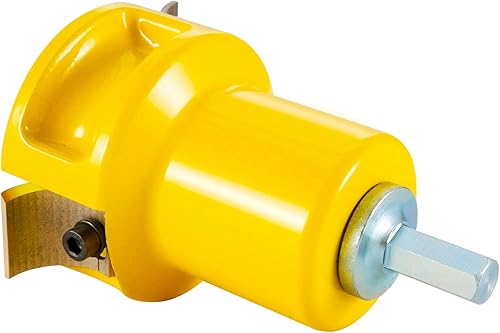 Miniatura 10 de VEVOR Cortador de espiga, 1.5 pulgadas de diámetro, cortador de muebles de troncos de aluminio y acero de alta calidad, con cuchillas curvadas