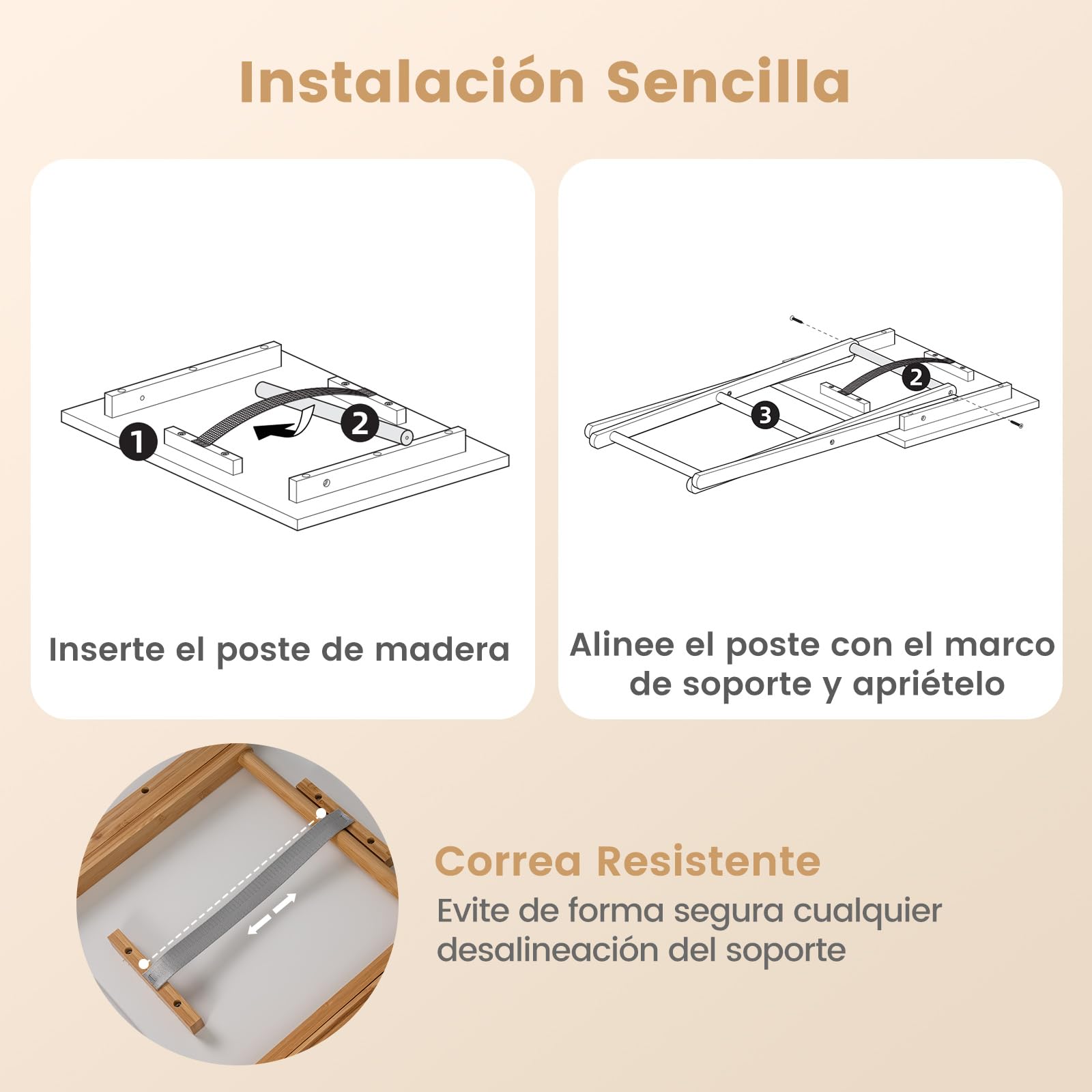 COSTWAY Juego de 2 Mesa Auxiliar Plegable de Bambú, Mesita Plegable para Sofá, 48 x 35 x 64 cm, Escritorio Pequeño Portátil para Espacios Pequeños, Cocina, Dormitorio y Salón, Blanco y Natural