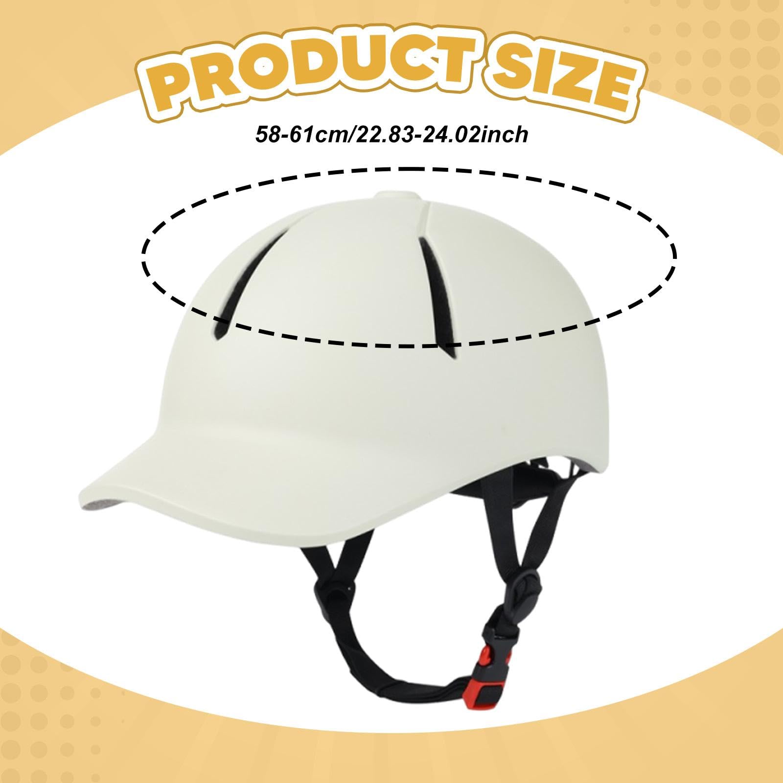 Casco Ecuestre de para Equitación con Protección Resistente y Ventilación Ajustable Fabricado en PC Adecuado para Ciclismo Senderismo y
