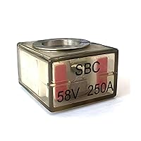 Vista 10 de South Bend Components 250A Bloque de fusibles clasificado para marina (MRBF) y bloque de terminales, paquete combinado, 58V CC máx., IP66, protegido