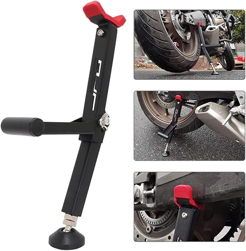 Soporte de elevación de rueda trasera y delantera para motocicleta, fácil y portátil, de segunda generación, nuevo diseño para la mayoría de las