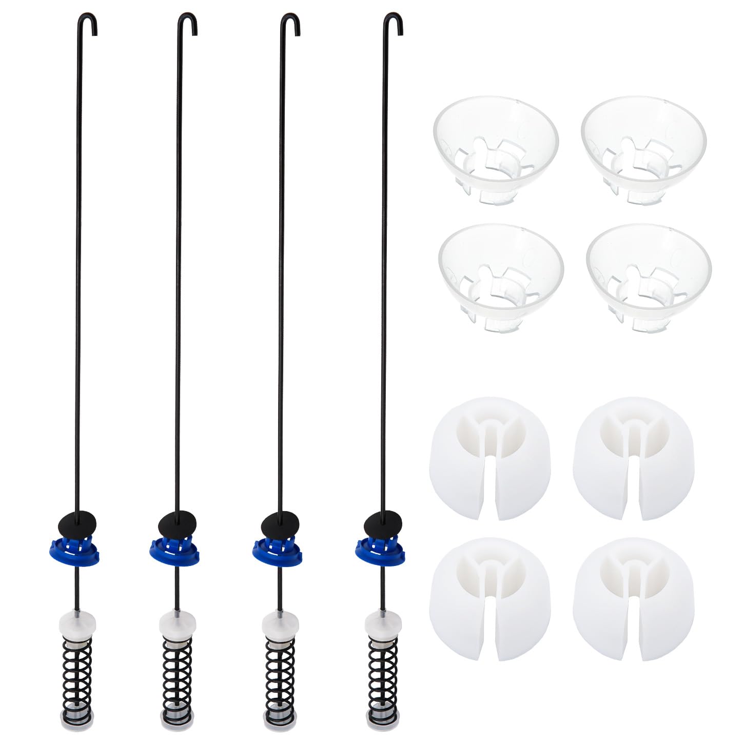 W10820048 Suspension Rod Kit by SupHomie - Compatible with Whirlpool Ken-more May-tag WTW6600SW2 WTW6600SW1, Length: 26.6in