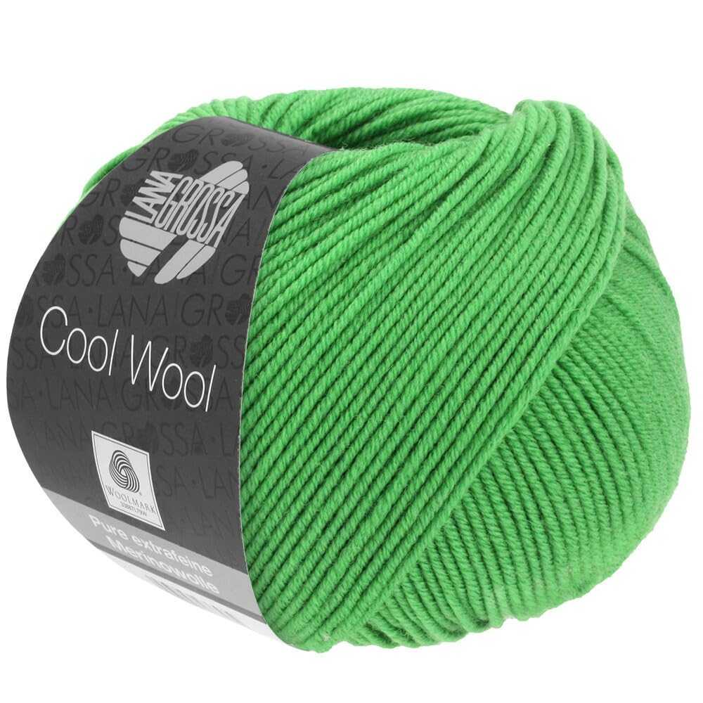 LANA GROSSA Cool Wool Uni – Extrafeine Merinowolle, waschmaschinenfest und filzfrei