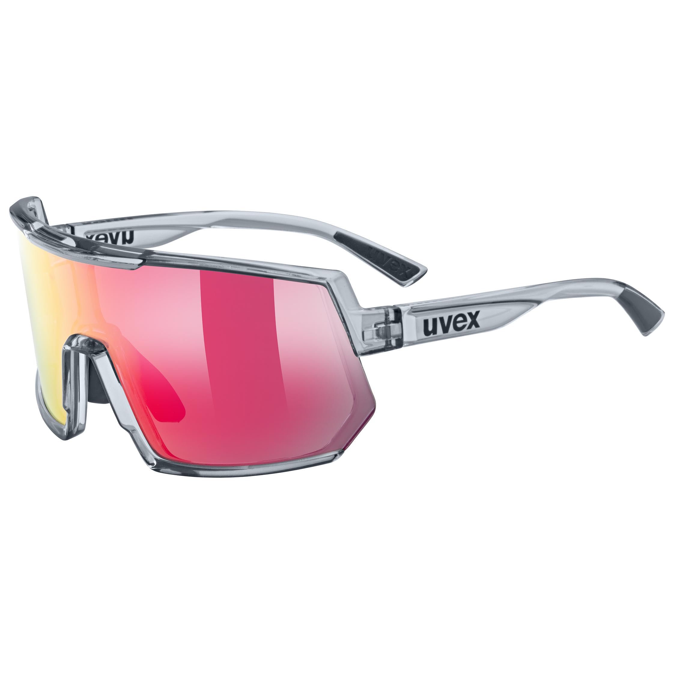 Uvex Sportstyle 235, Occhiali Sportivi Unisex Adulto, Smoke Transparent, One Size - 4
