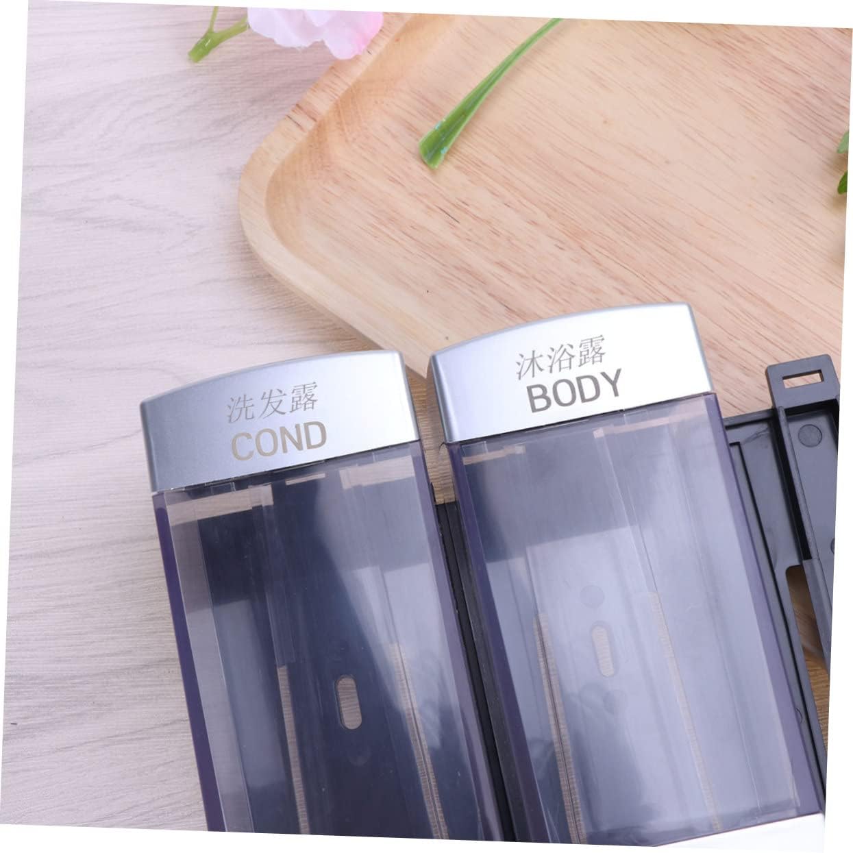 Shower Soap Dispenser with 3 Outlets Lotion Pump for Bathroom Wall-Mounted Shampoo Dispenser