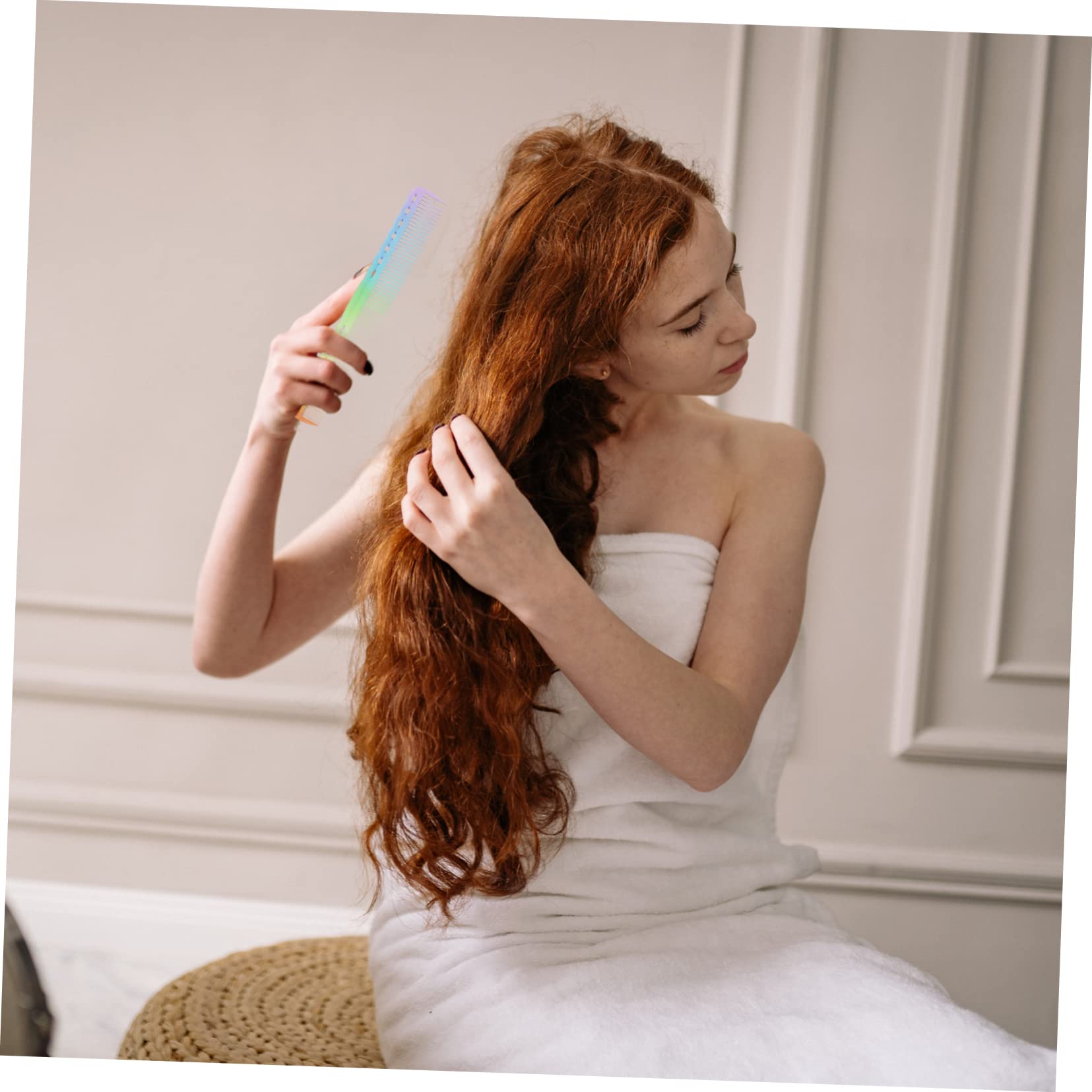 Healeved 9pezzi Pettine Professionalper Parrucchieri Strumento Ergonomico Per Styling e Taglio Dei Adatto Donne Uomini Per Scuri e Lisci