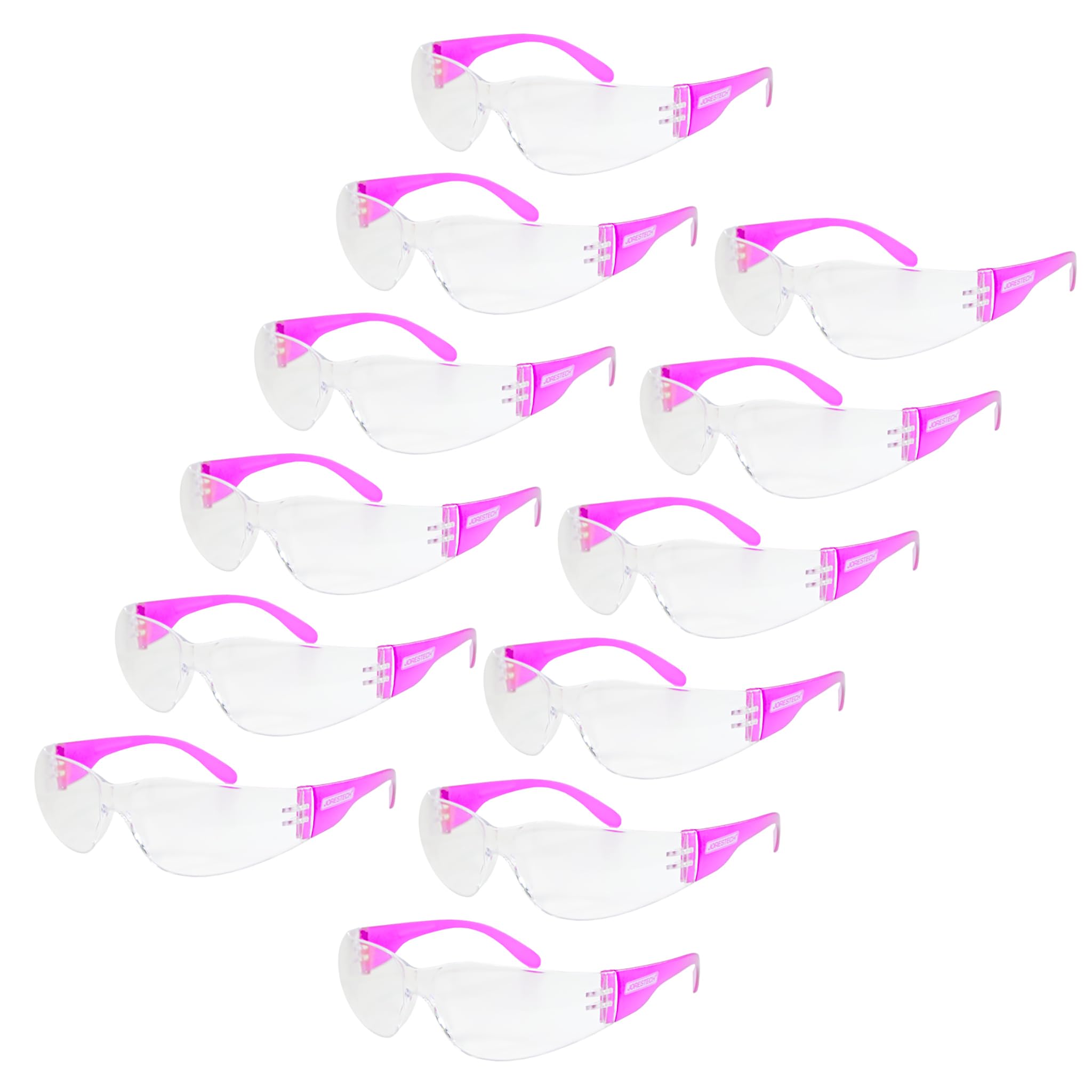 jorestech Eyewear – Gafas de protección, UV 400, pack de 12