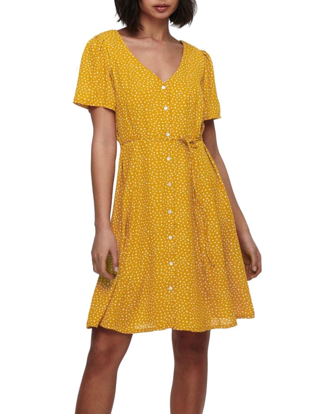 OnlyWomen's ONLSONJA LIFE S/S NOOS WVN Dress