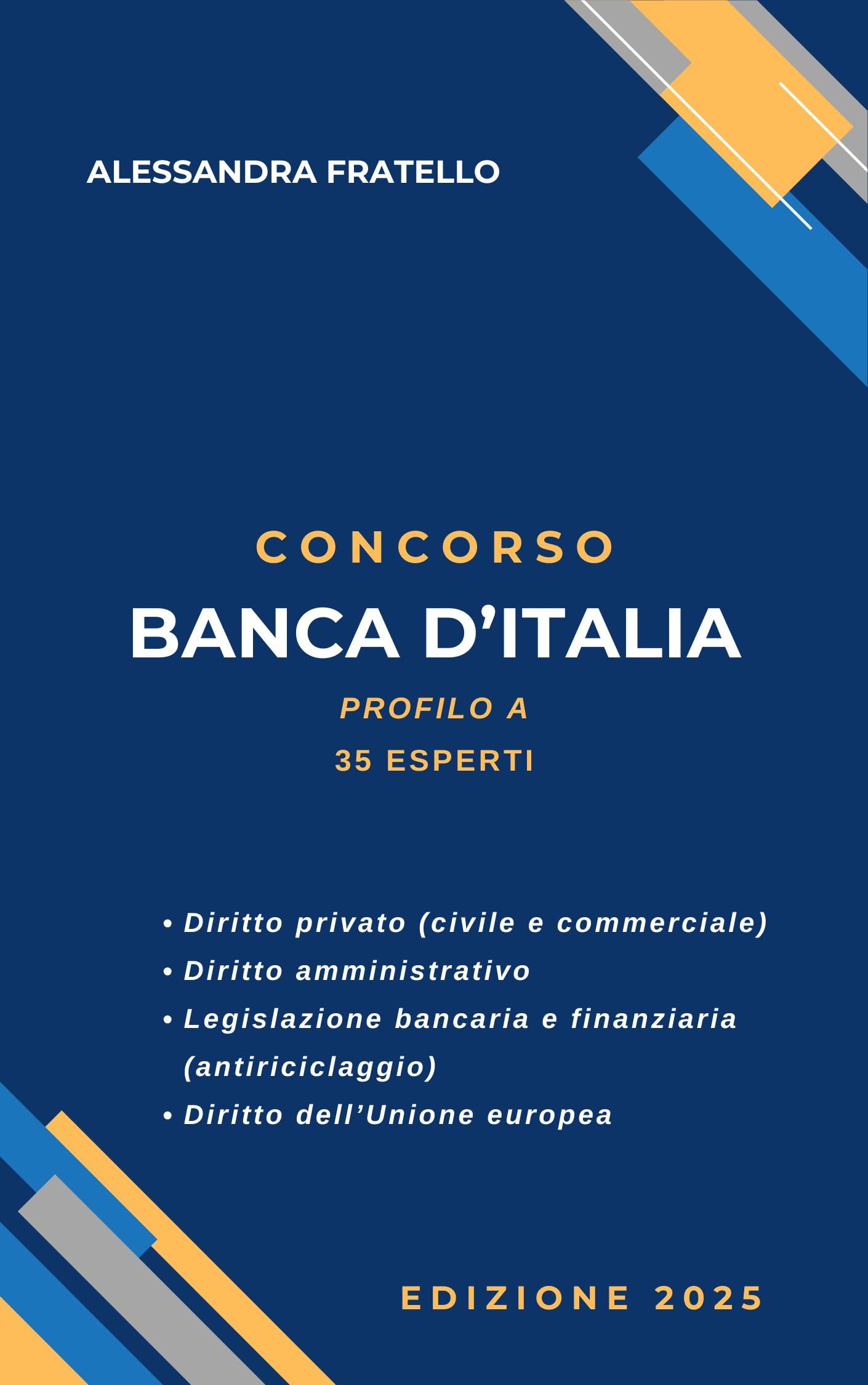Concorso manuale Banca d'Italia 2025: 35 Esperti