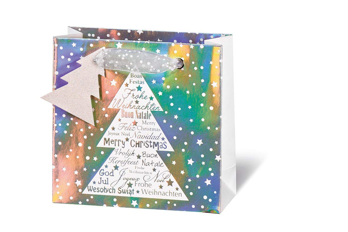 BSB Gift Bag Paper Bag Christmas Stardust CD Format