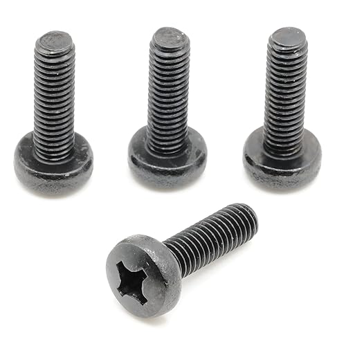 ReplacementScrews Tornillos de matrícula traseros compatibles con Hyundai Santa Fe, acero inoxidable, óxido negro (paquete de 4)