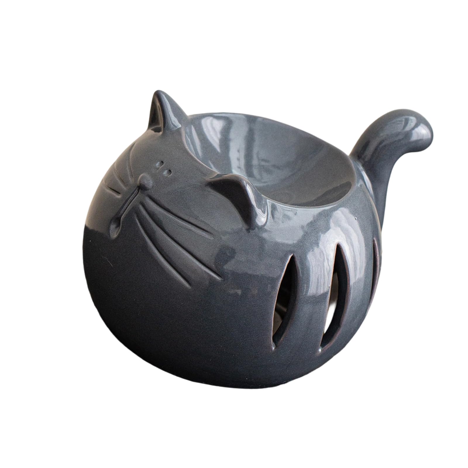 Shape Tealight Holder and Essential Oil Diffuser Burners Ceramic Scented Stove for Relaxing Space Tealight Holder