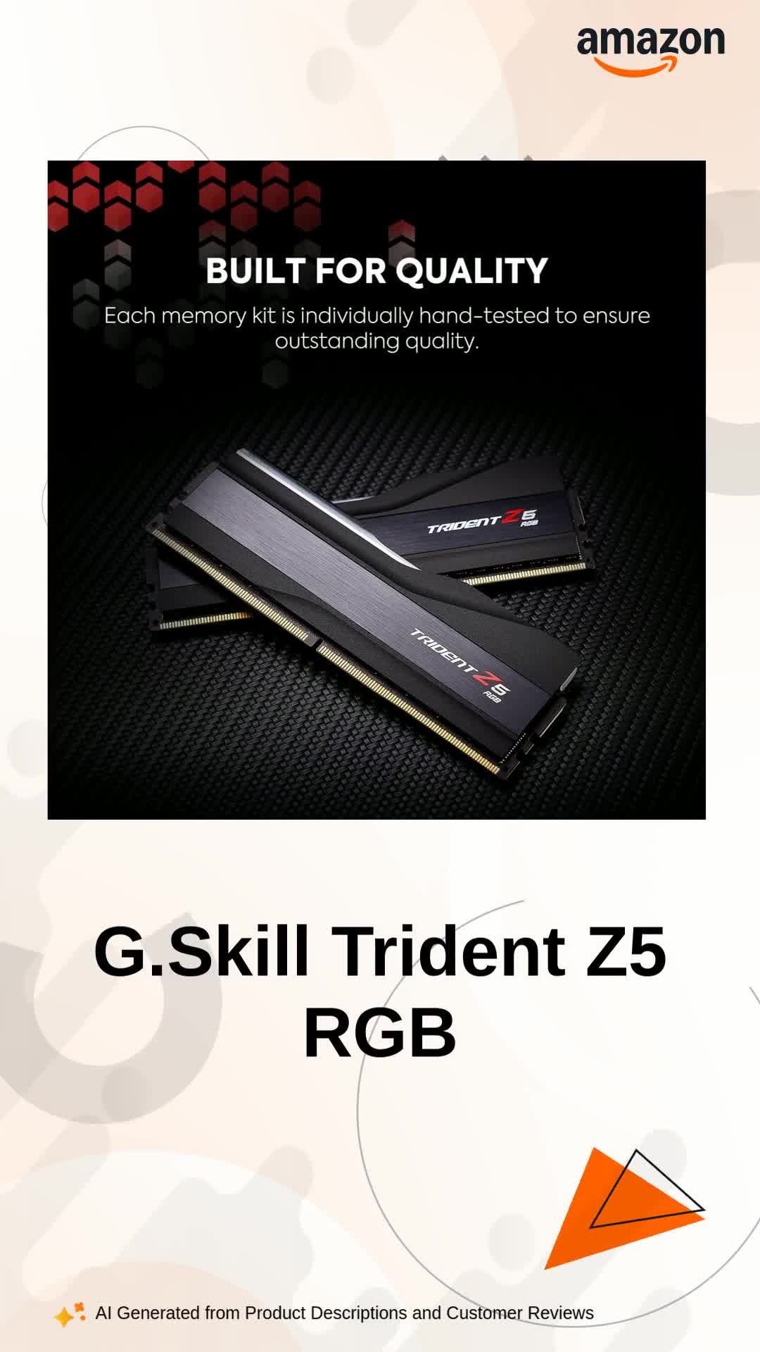 G.Skill Trident Z5 RGB DDR5 Desktop RAM Memory