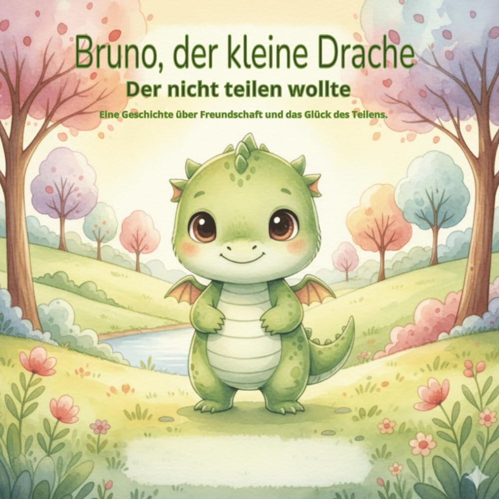 Der Drache, der nicht teilen wollte: Ein liebevoll illustriertes Kinderbuch über Teilen, Freundschaft und Gefühle für Kinder von 3–6 Jahren
