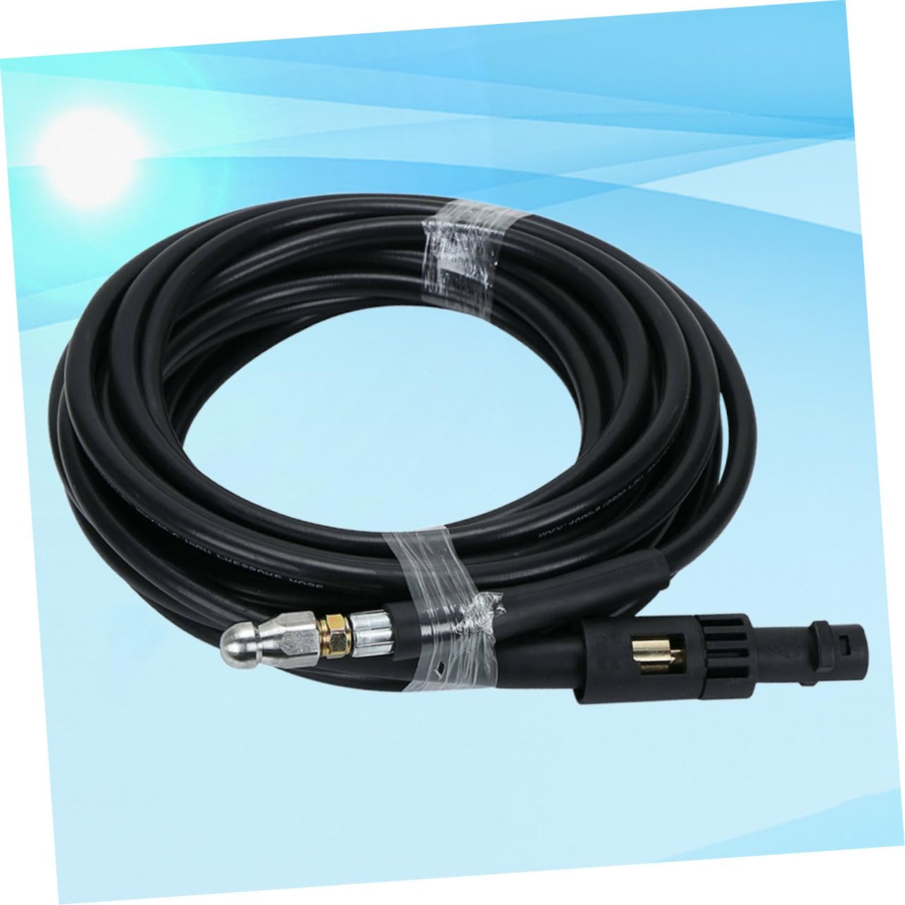 Gatuida Tuyau Flexible de Nettoyage Haute Pression pour Débouchage Canalisation et Drainage pour Lavage Voiture et Nettoyage Eaux Usées