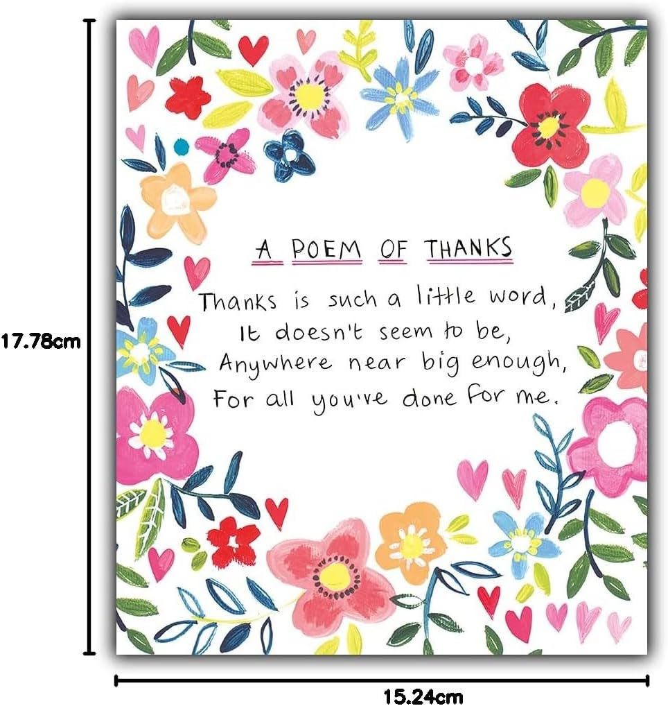 Edition Seidel Premium Greeting Card With Envelope Thank You Card