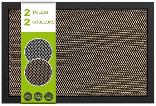 SQUATCH® | Tapis extérieur en Caoutchouc et Polyester | Paillasson Durable et Antidérapant | Utilisable Toute l'année | Facile à Nettoyer | Modèle BLĪTZ...