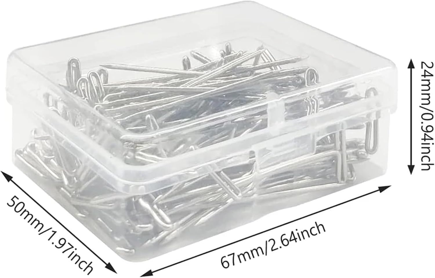500Pcs T Pin Needles 38/51mm for Wig Making Mannequin Head Canvas Display Styling Tools